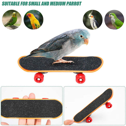 Wooden Parrot Foraging Toy Assembled Set 3 Pack 4