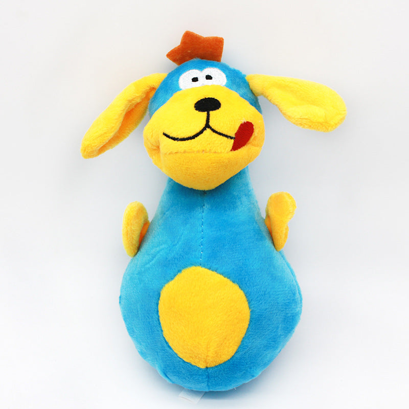 Big Belly Plush Dog Toy Squeaky Soft Interactive 5