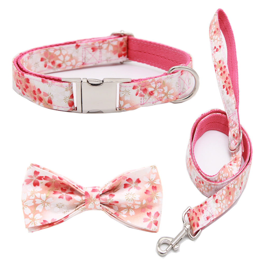 Polyester Dog Collar Adjustable Lettering Design XS to L 6