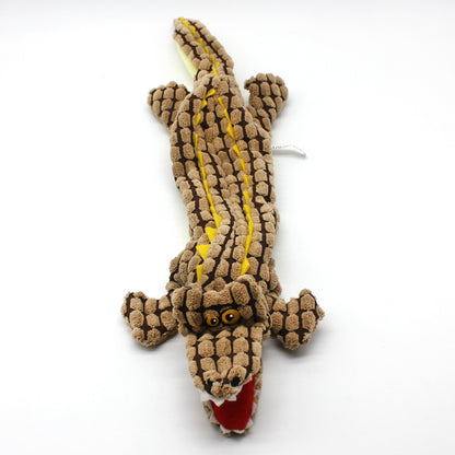 Crocodile Plush Dog Toy Soft Durable Chew Toy 3