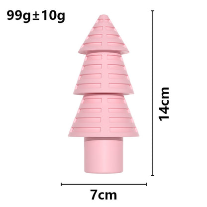 Christmas Tree Dog Chew Toy TPR Durable Interactive