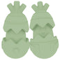 Egg Shaped Rubber Dog Chew Toy Lightweight Durable 5
