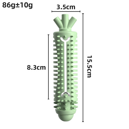 Carrot Shaped Dog Chew Toy Durable TPR Material