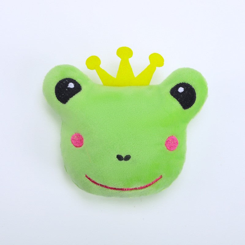 Cartoon Plush Dog Toy Octopus and Frog Soft Squeaky 10