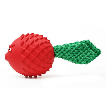Angry Bird Dog Chew Toy Durable Rubber and Rope 21x10x6cm 2