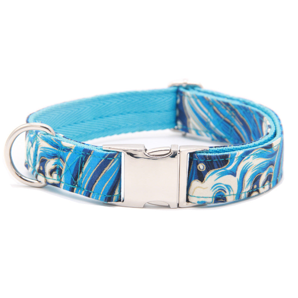 Polyester Dog Collar Adjustable Lettering Design XS to L