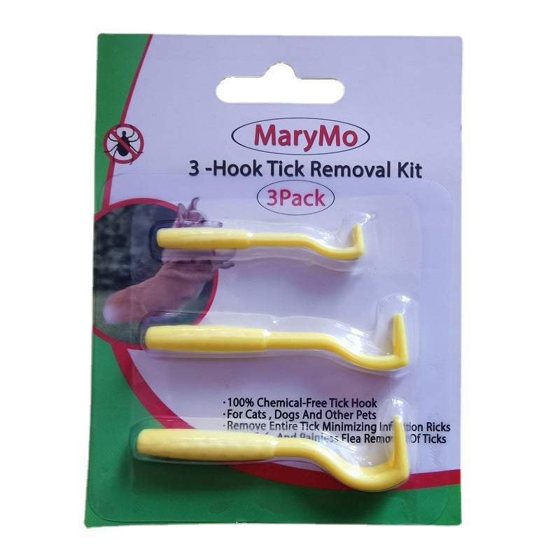 ABS Dog Tick Remover Kit 3 Pack Pet Tick Extractors 6