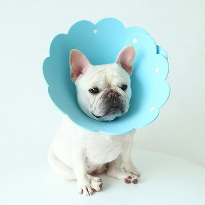 EVA Sunflower Dog Cone Adjustable Neck Recovery Collar 7