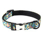 Polyester Floral Dog Collar Adjustable Small Medium Large 9
