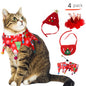 Polyester Dog Holiday Costume Set 6 Pack Christmas Accessories 5