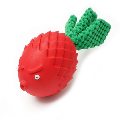 Angry Bird Dog Chew Toy Durable Rubber and Rope 21x10x6cm
