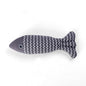Fish Plush Dog Toy Burlap Material Soft Chew Toy 2