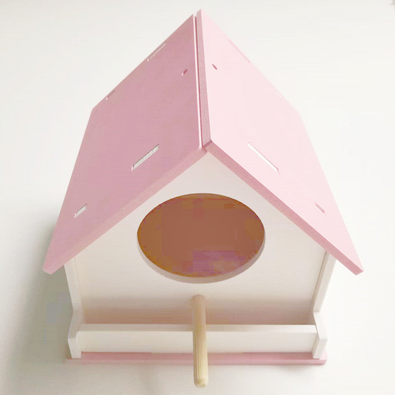 PVC Bird Nest Simple Design for Parrots 17x17x17cm 8