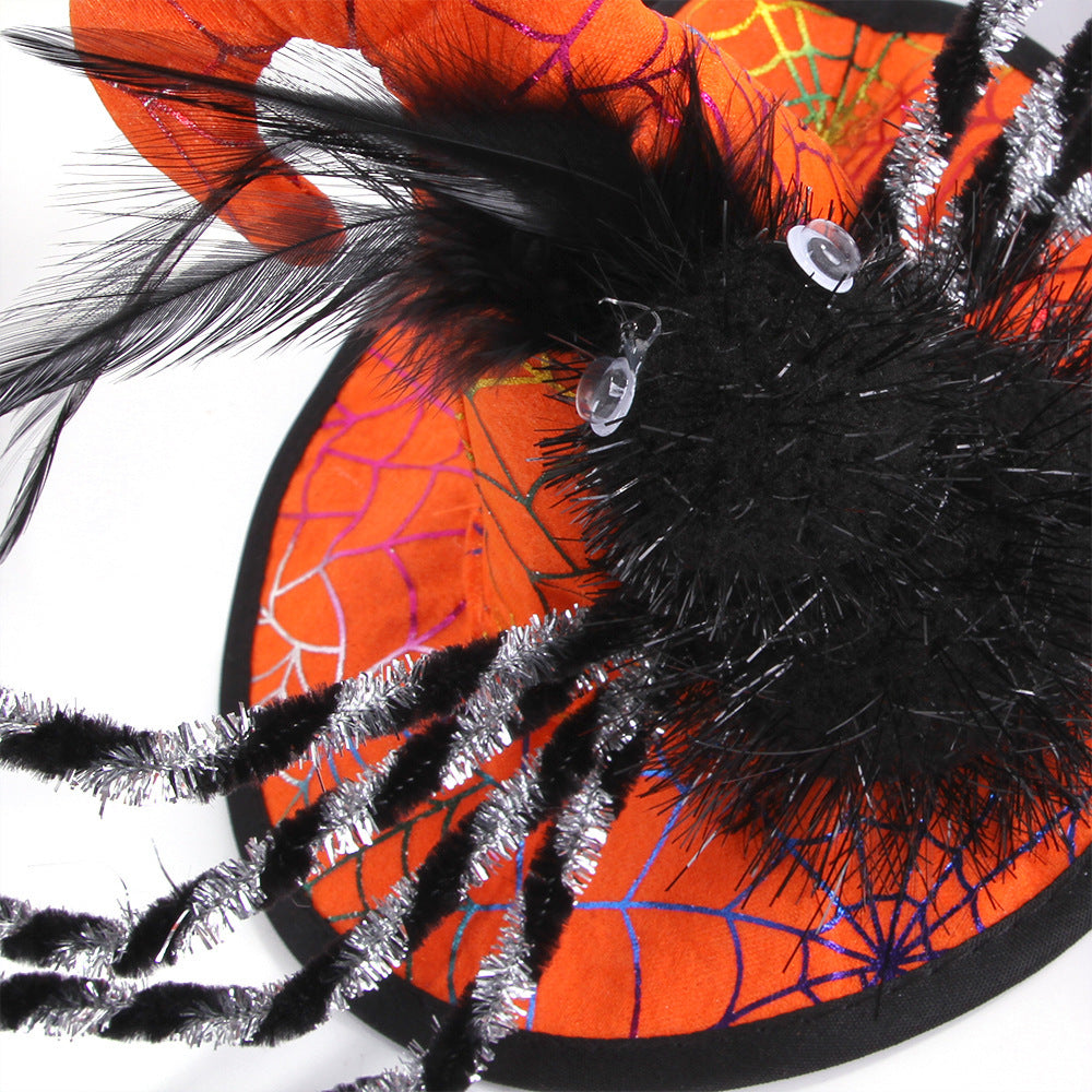 Cloth Dog Costume Halloween Spider Headgear Adjustable 3
