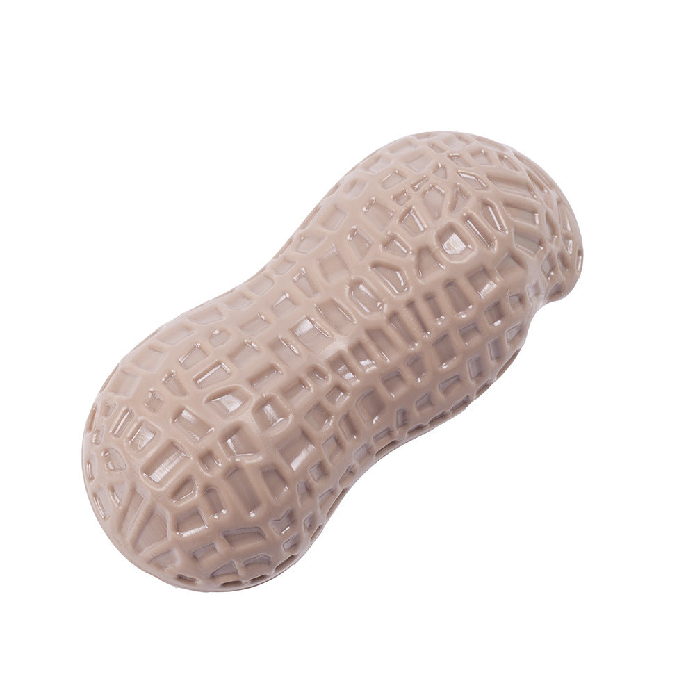 Peanut Shape Dog Chew Toy TPR Material Durable 13x6x5.5cm 6