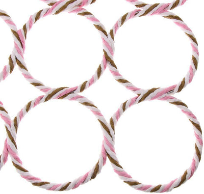 Cotton Rope Parrot Climbing Toy Hanging Net Circle 35x60cm 4