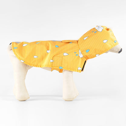 Portable Rainproof Dog Raincoat Polyester Waterproof