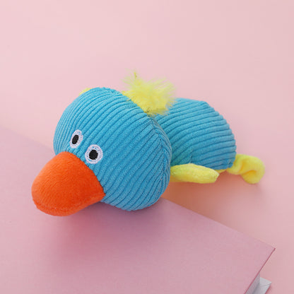 Imitation Duck Plush Dog Toy Soft Squeaky Interactive 6