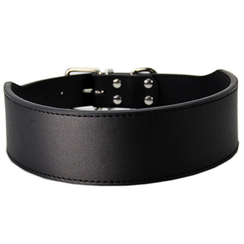 Leather Dog Collar Wide Adjustable Heavy Duty L XL XXL 5