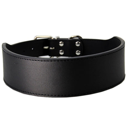 Leather Dog Collar Wide Adjustable Heavy Duty L XL XXL 5