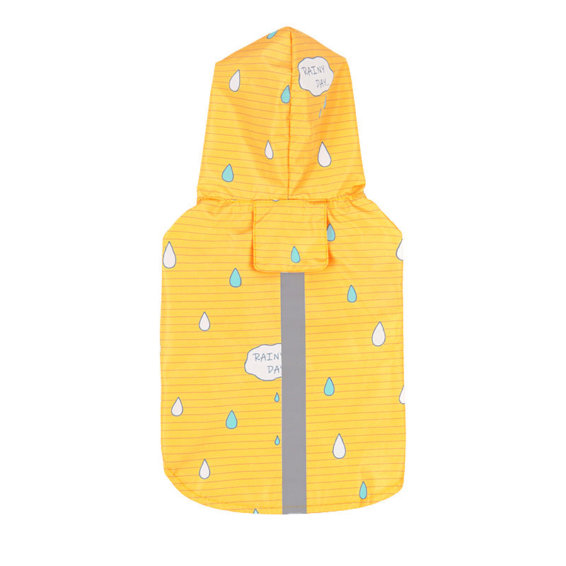 Portable Rainproof Dog Raincoat Polyester Waterproof 4