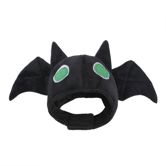 Wool Cat Collar Bat Hat Halloween Costume Accessory
