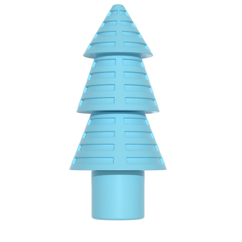 Christmas Tree Dog Chew Toy TPR Durable Interactive 2