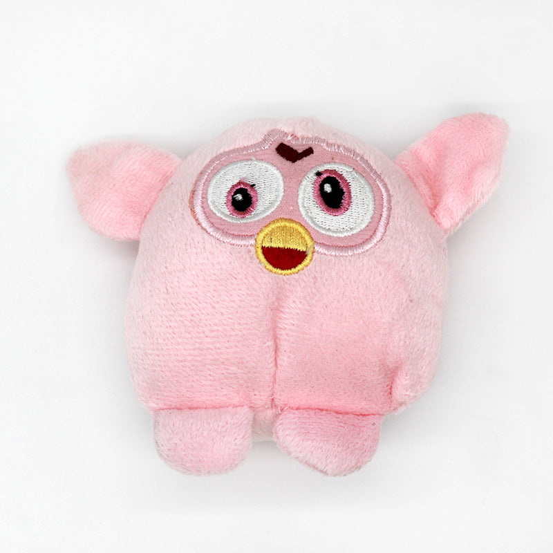 Plush Owl Dog Toy Soft Squeaky Interactive Toy 5
