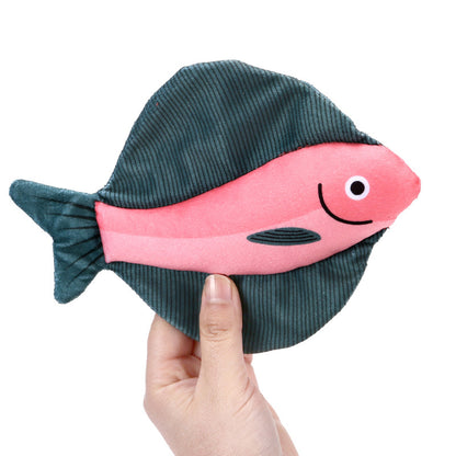 Plush Catnip Toy Fish Shape with Crinkle Texture 3