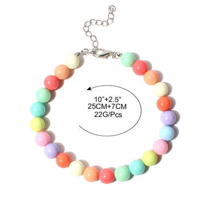 Resin Dog Collar Pearl Candy Beaded Lightweight 5