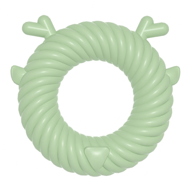 Deer Shaped Dog Chew Toy TPR Durable Circle Design 4