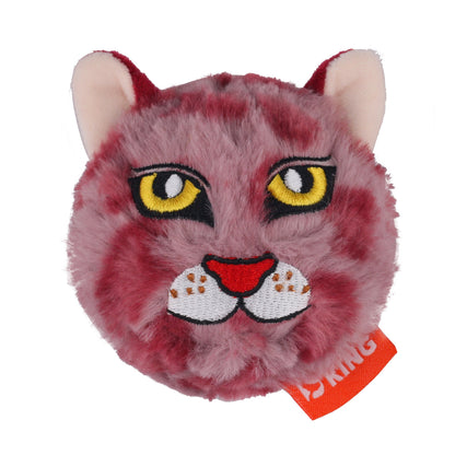 Monster Plush Dog Ball Toy Soft Interactive Squeaky 4