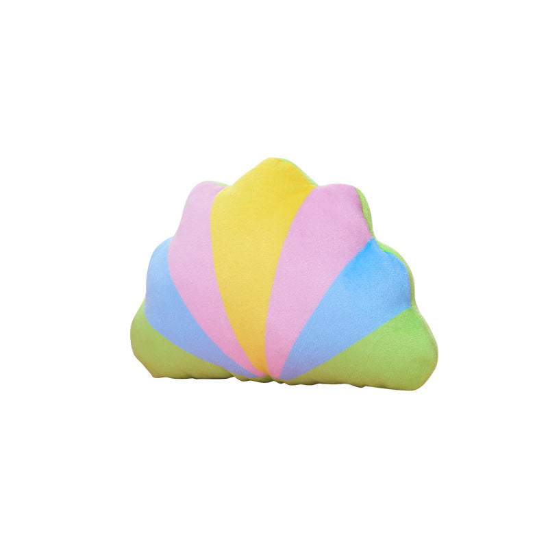 Plush Dog Toy Shell Shape Soft Squeaky 10x15cm 7