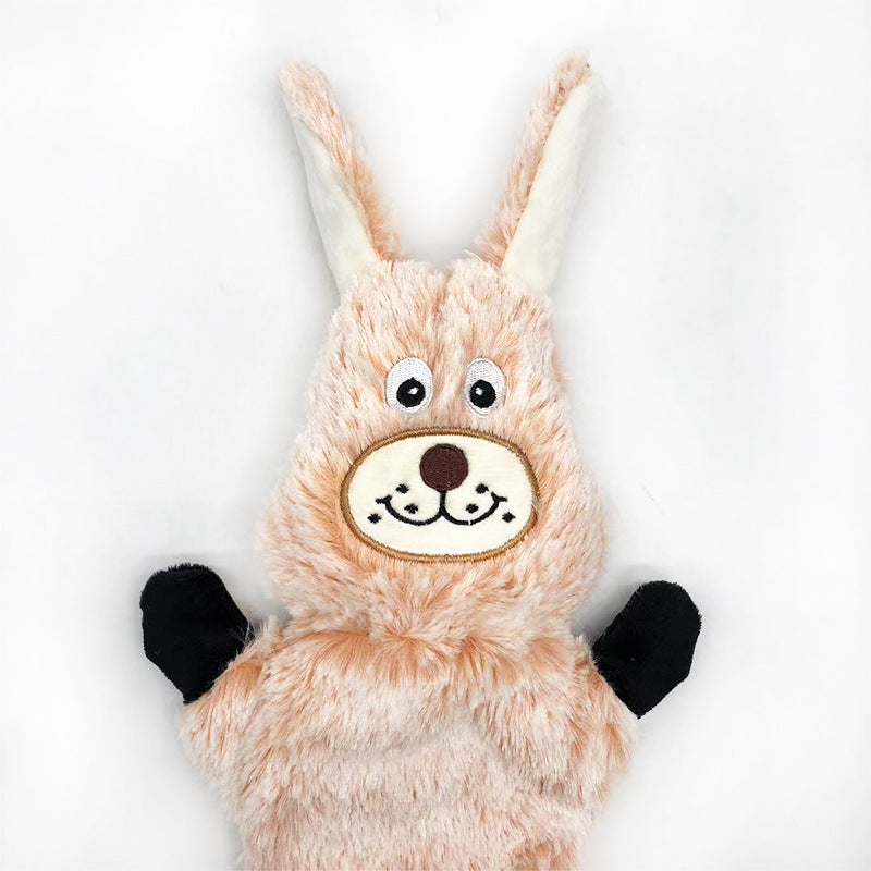 Plush Dog Toy Rabbit Cow Donkey Soft Squeaky 45x18cm 6