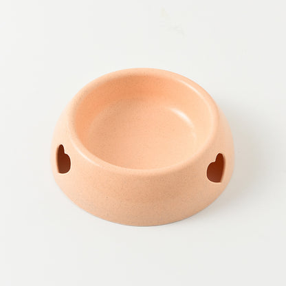 Environmentally Friendly ABS Dog Bowl Heart Shape Small Large 4