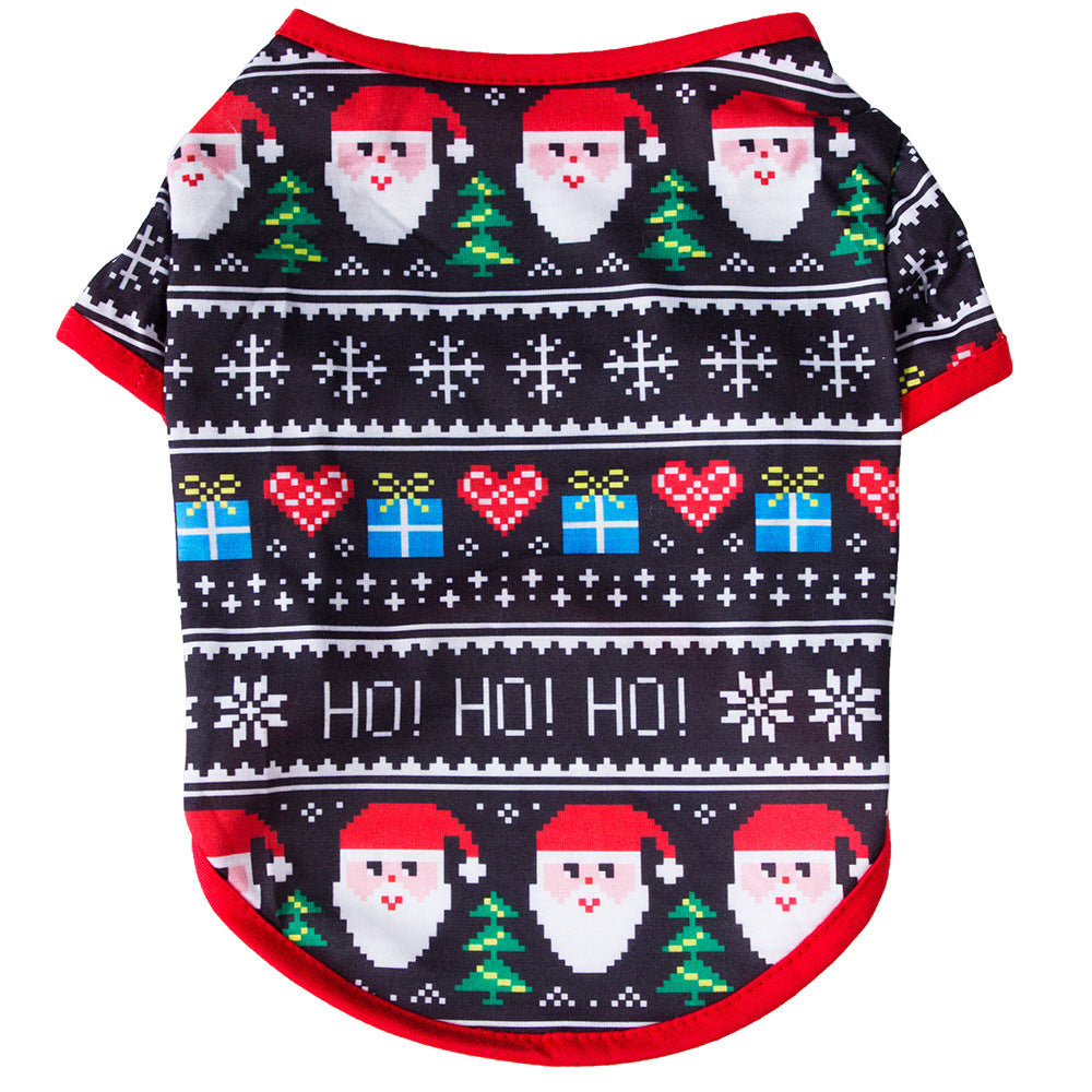 Cotton Dog Christmas Clothes Soft Festive Apparel for Dogs 8