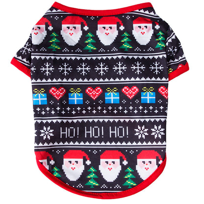Cotton Dog Christmas Clothes Soft Festive Apparel for Dogs 8