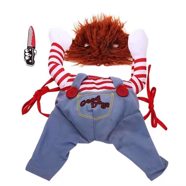 Halloween Dog Costume Polyester Fiber Knife Outfit for Dogs 5