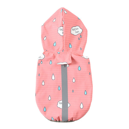 Portable Rainproof Dog Raincoat Polyester Waterproof 6