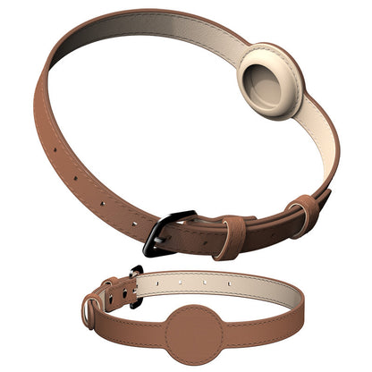 PU Microfiber AirTag Dog Collar Adjustable Sizes XS to M 3