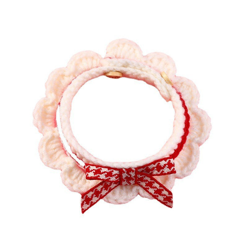 Plush Hand-Woven Cat Collar for Kittens Adjustable Sizes 4