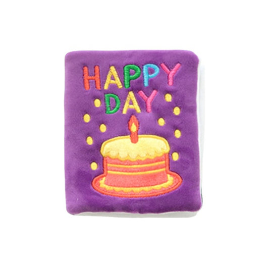 Plush Dog Toy Birthday Greeting Card Squeaky Soft Toy