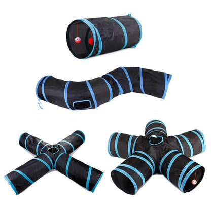 Fabric Cat Tunnel 2 Way 4 Way 5 Way and S Way Options