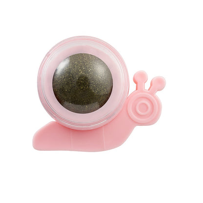 Wholesale Crab Snail Rotating Ball Catnip Cat Toy (4)