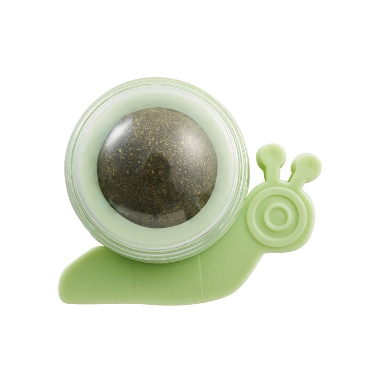 Wholesale Crab Snail Rotating Ball Catnip Cat Toy (5)