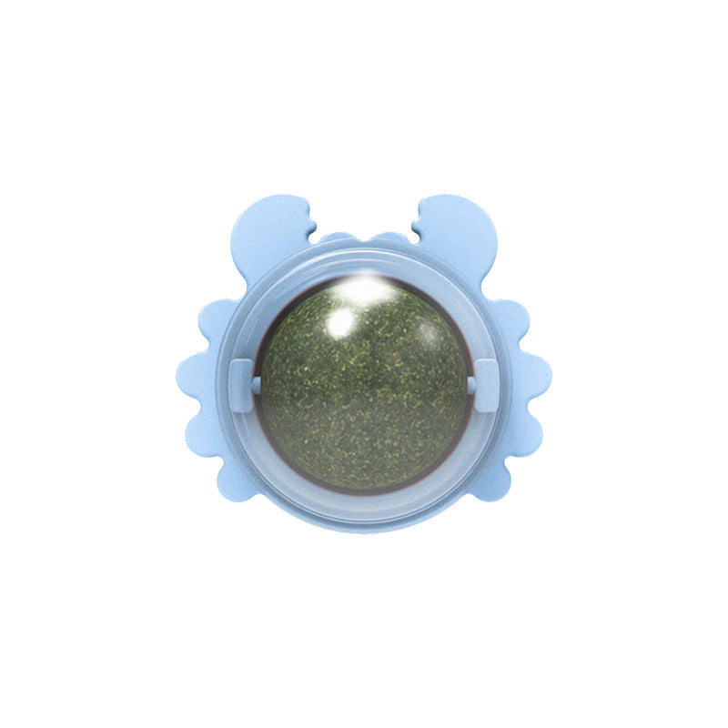 Catnip Toy Rotating Ball Crab Snail Shape for Cats