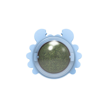 Catnip Toy Rotating Ball Crab Snail Shape for Cats