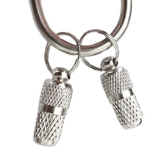 Metal Dog Anti Lost Pendant Keychain