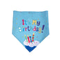 Dog Birthday Accessories Bandana Scarf Hat and Adjustable Bow Tie