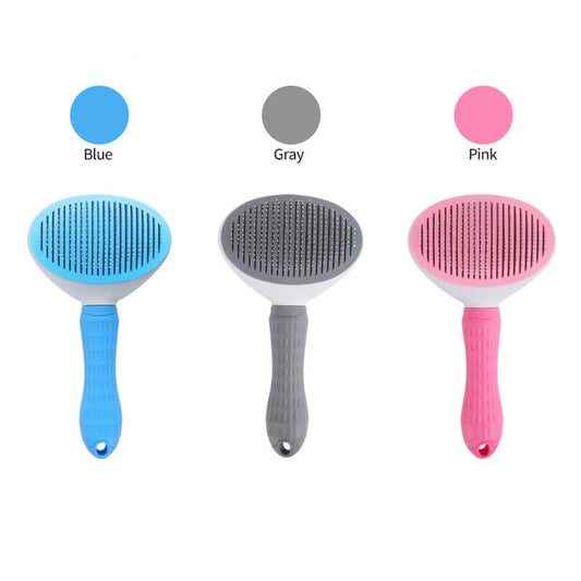 Self Cleaning Dog Grooming Brush for Shedding and Detangling